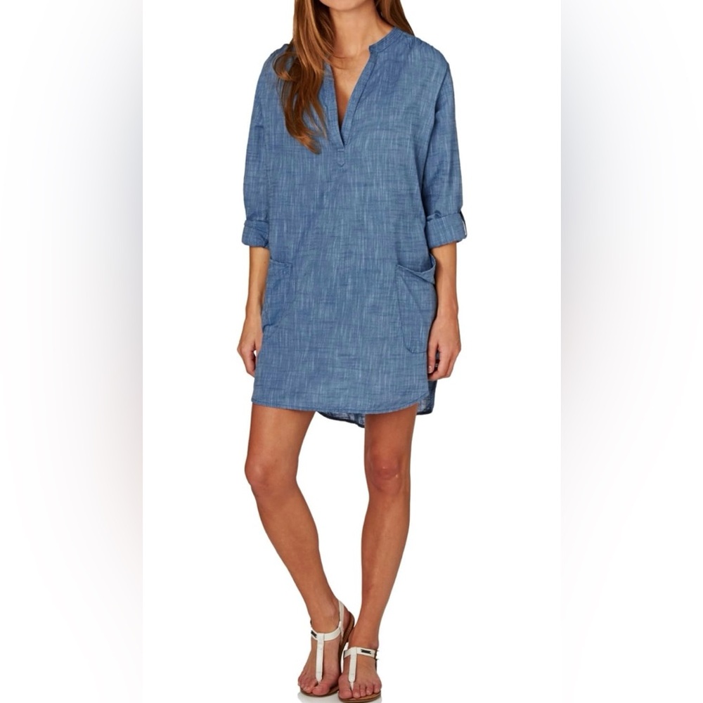 Seafolly Women’s Large Basics Boyfriend Beach Shirt Cover-up